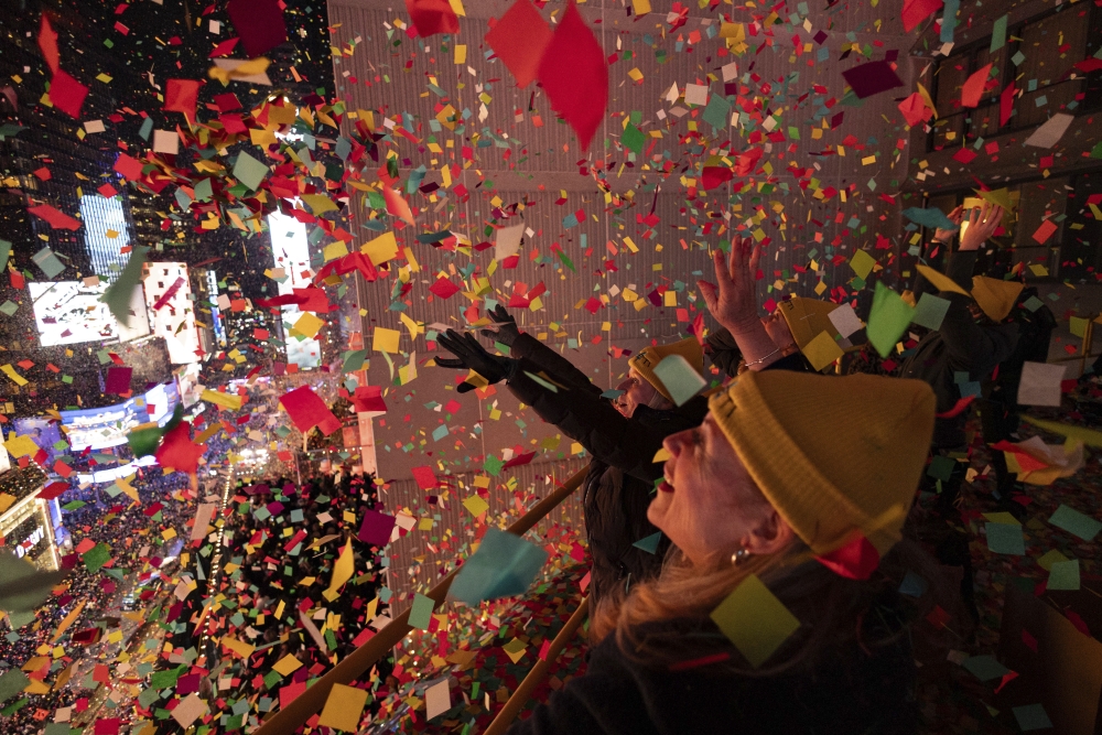 APTOPIX New Years New York