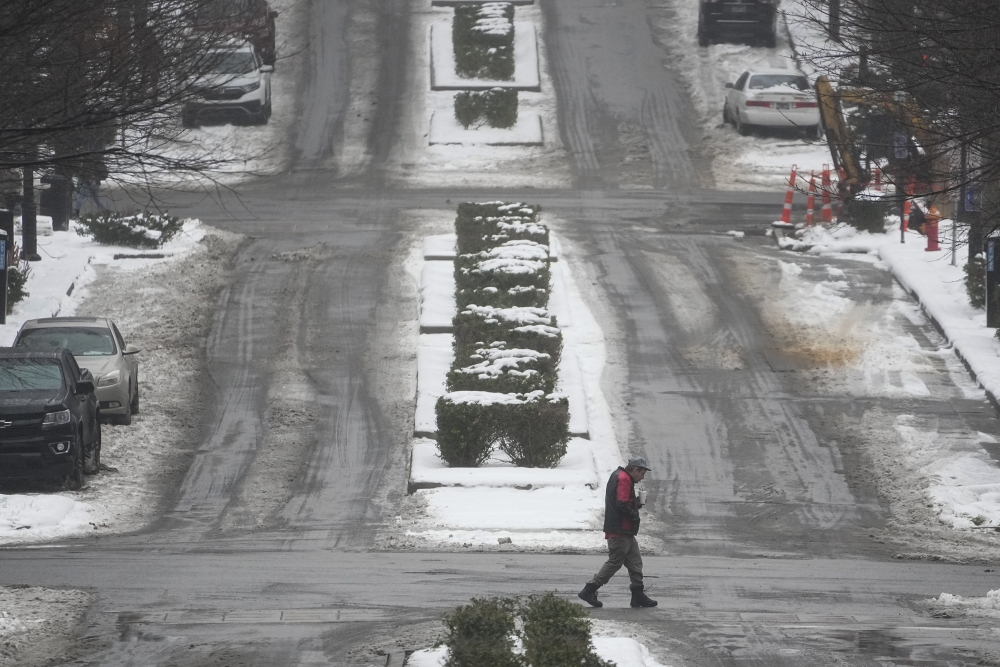 APTOPIX Winter Weather Tennessee