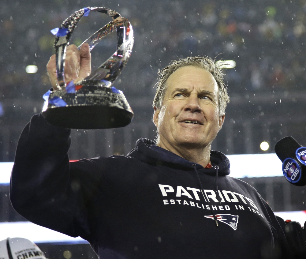Patriots Belichick Football