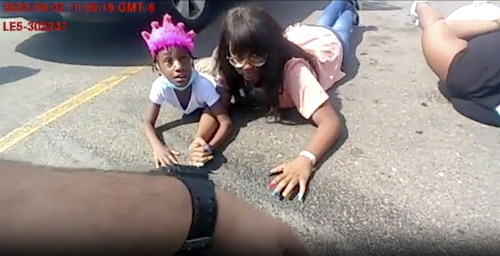Girl Handcuffed
