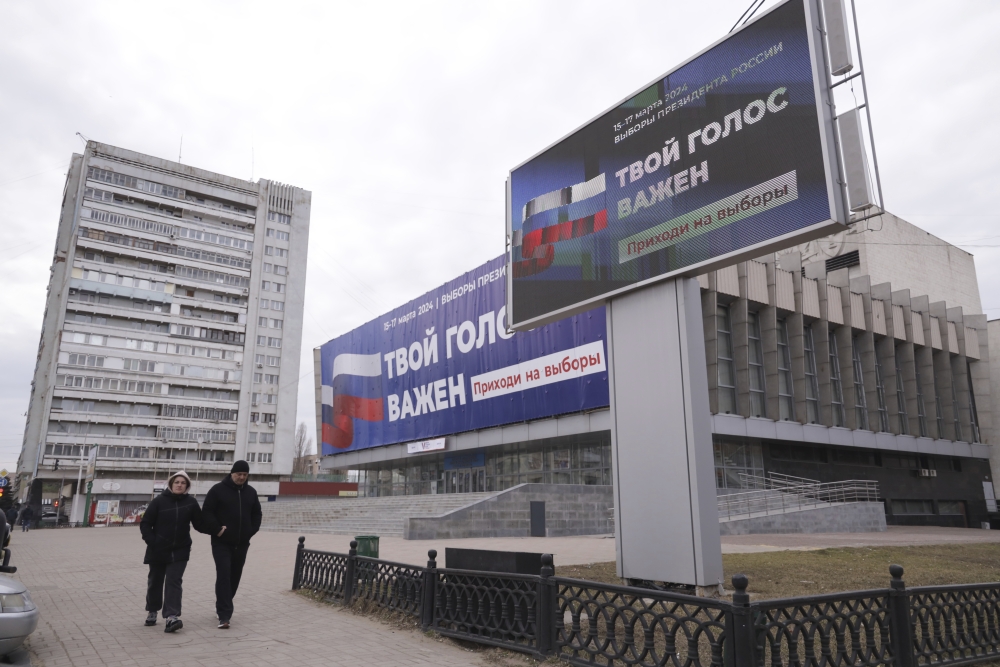 Russia Ukraine Occupied Regions Election