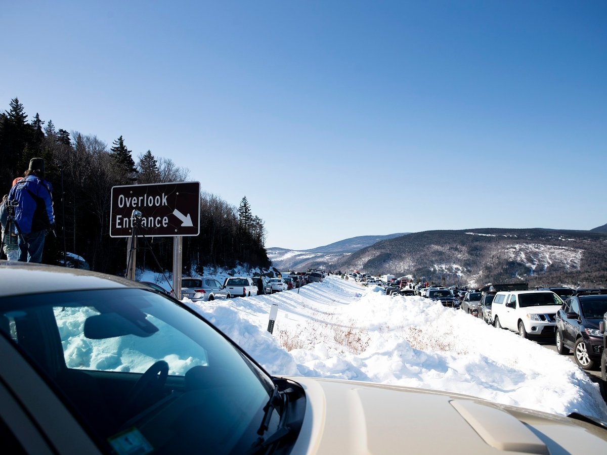 As eclipse seekers arrived, Maine’s roads grew unusually crowded