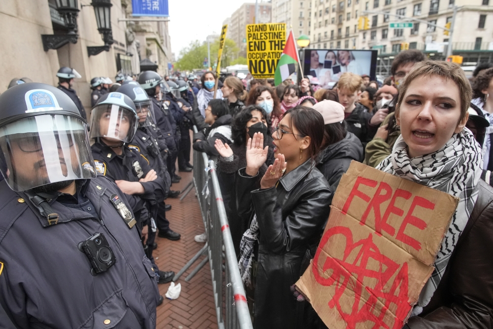 Israel Palestinians Columbia Protests