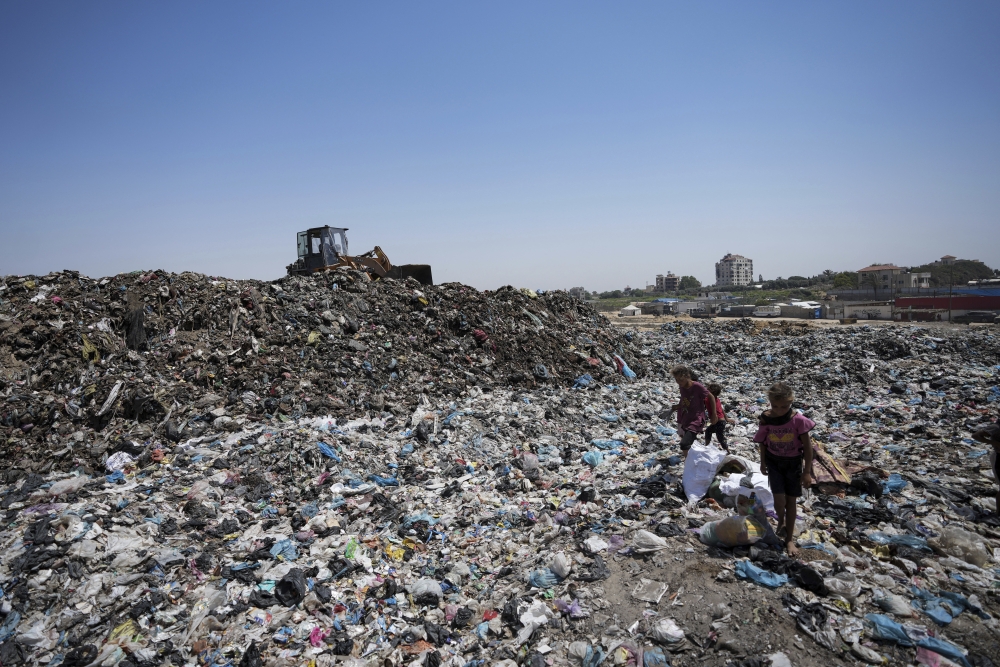 Israel Palestinians Gaza Sewage