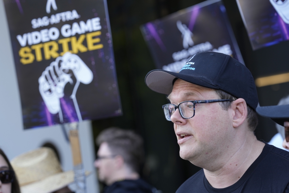 SAG-AFTRA Video Game Strike Kick-Off Picket
