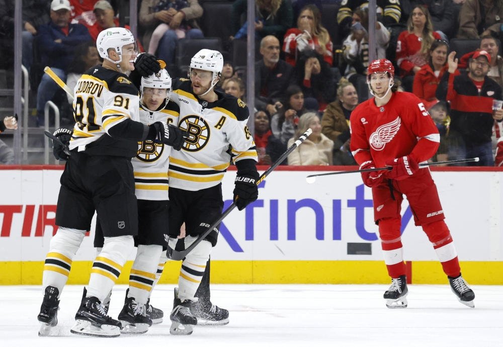 Bruins Red Wings Hockey