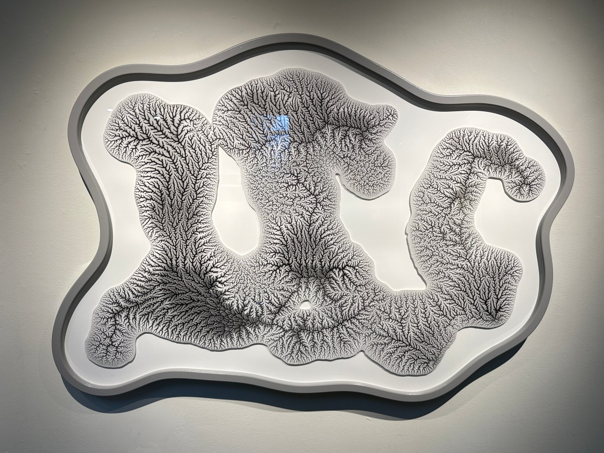 Carter Shappy, 'The Brooder,' archival inkjet, MDF, acrylic, enamel, silicone (2024)