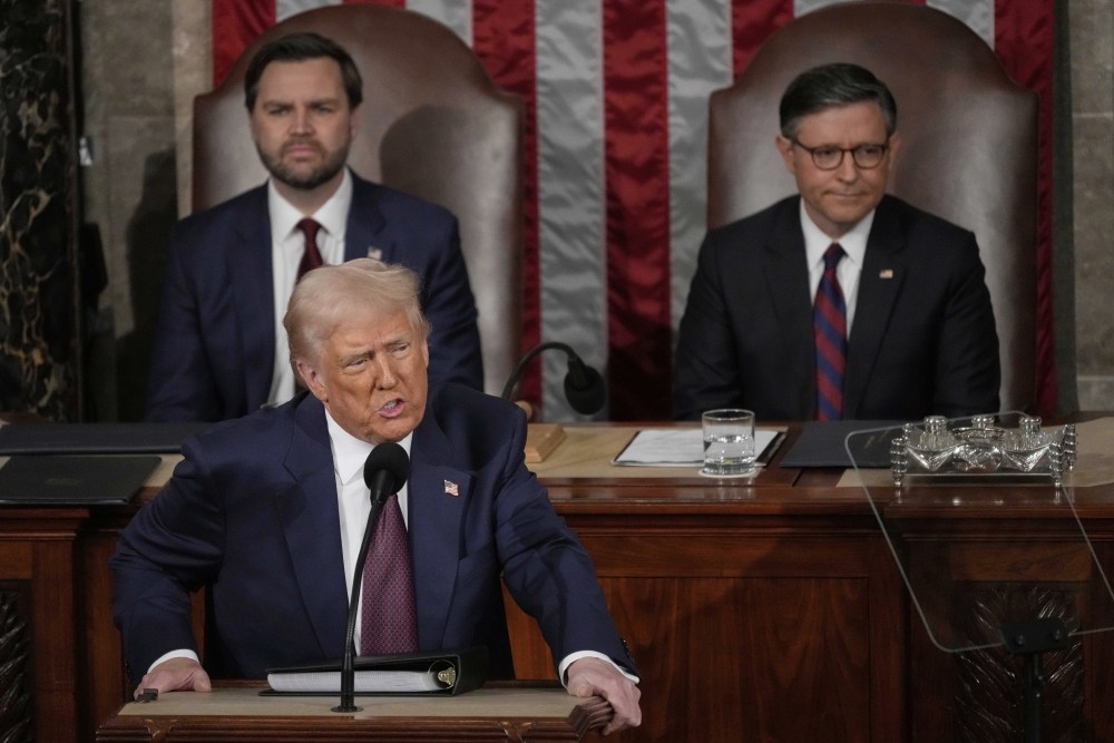 APTOPIX Trump Speech