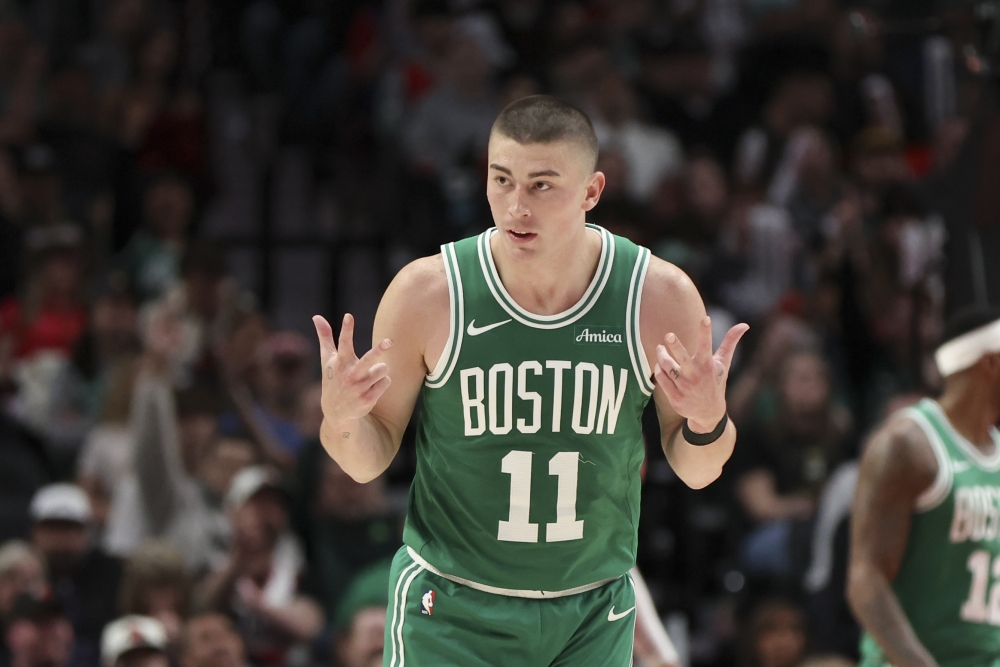 Celtics Trail Blazers Basketball