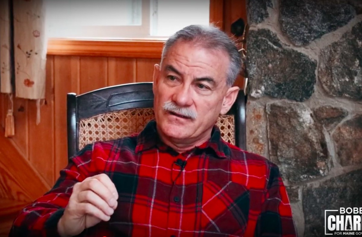 Maine gubernatorial candidate Bobby Charles, pictured here in a still from a campaign video.